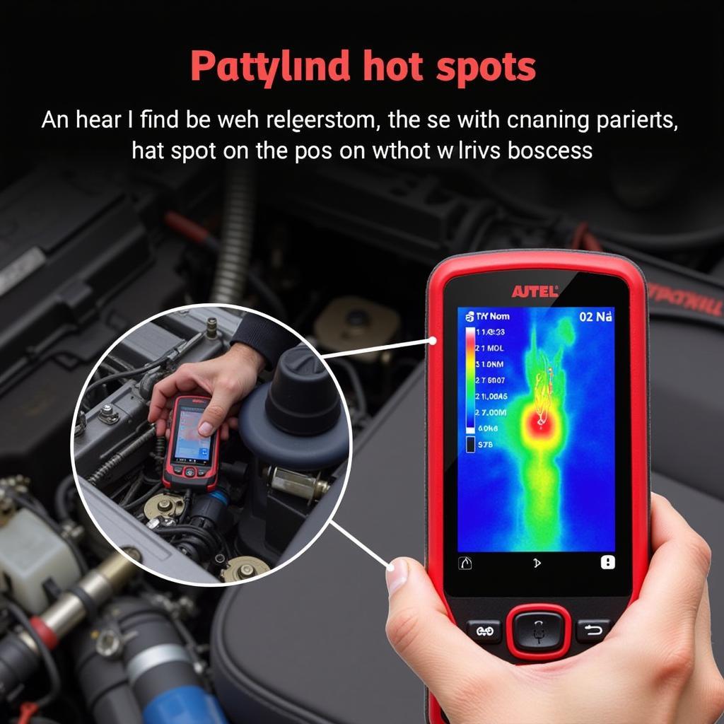 Autel Flir Duo Inspecting Vehicle Electrical System