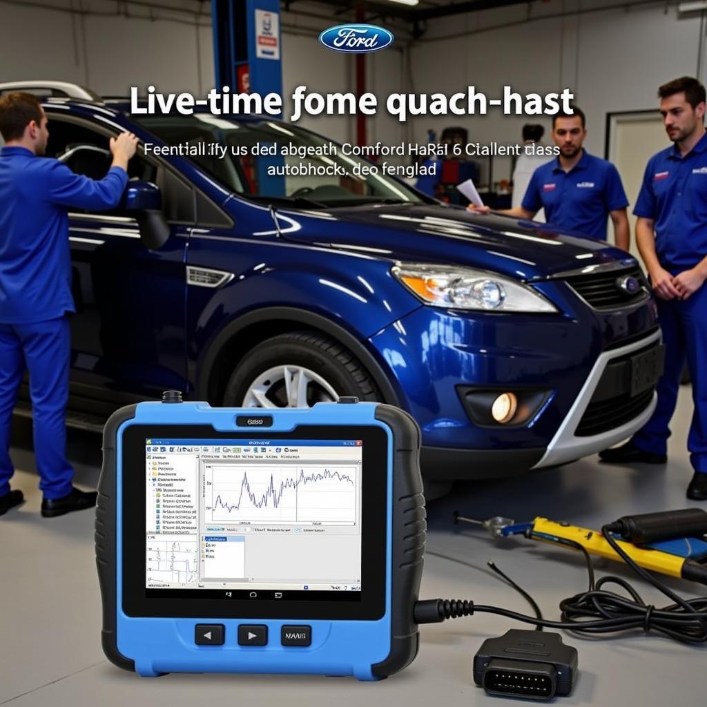 Autel Ford PLIG Diagnostic Tool in Action