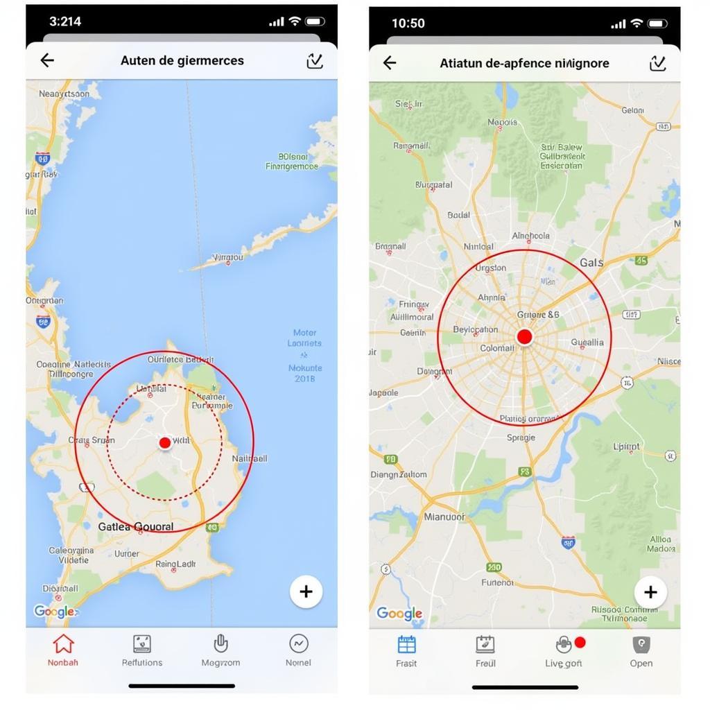 Autel Geofence Map Display