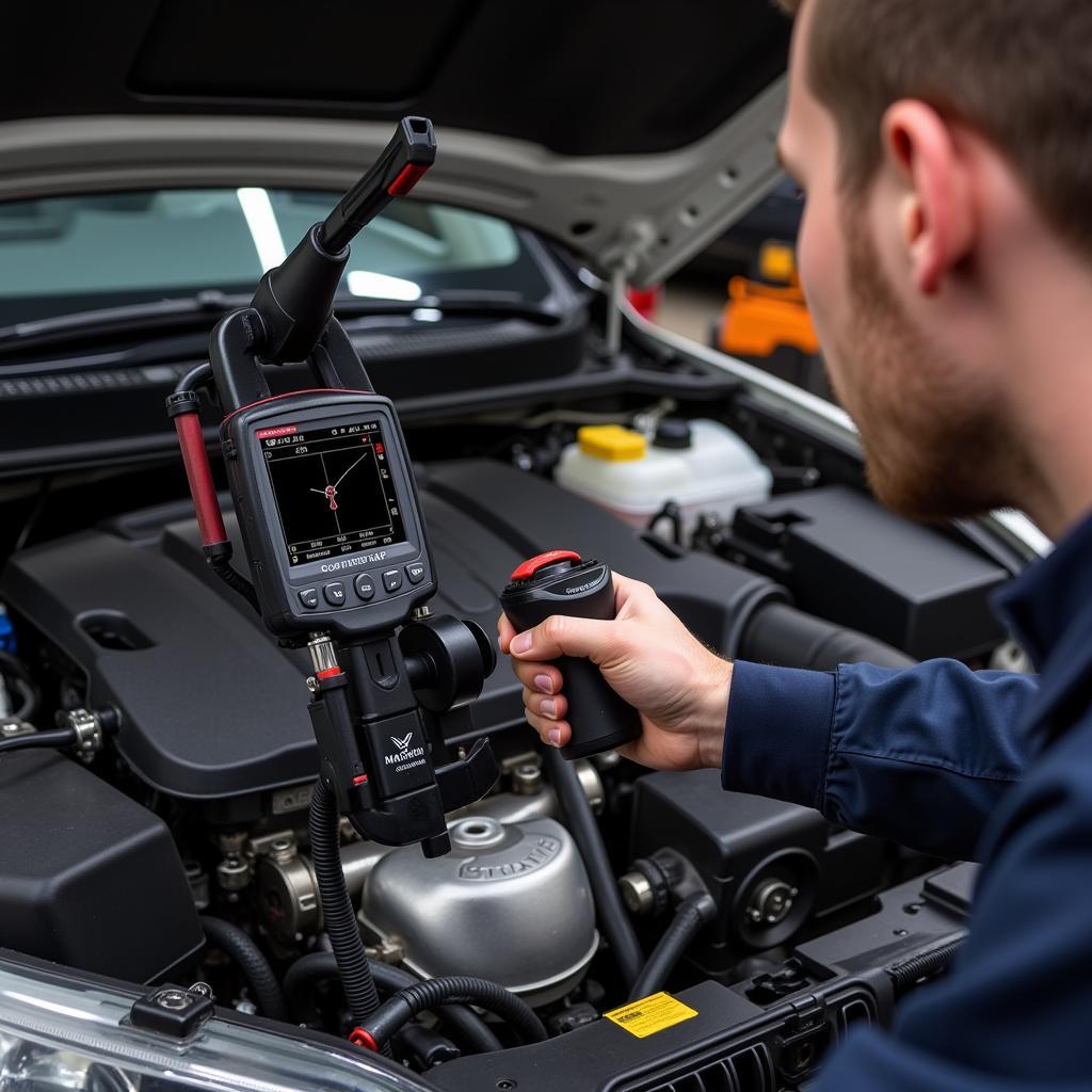 Using the Autel Gimbal Grip in an Engine Bay