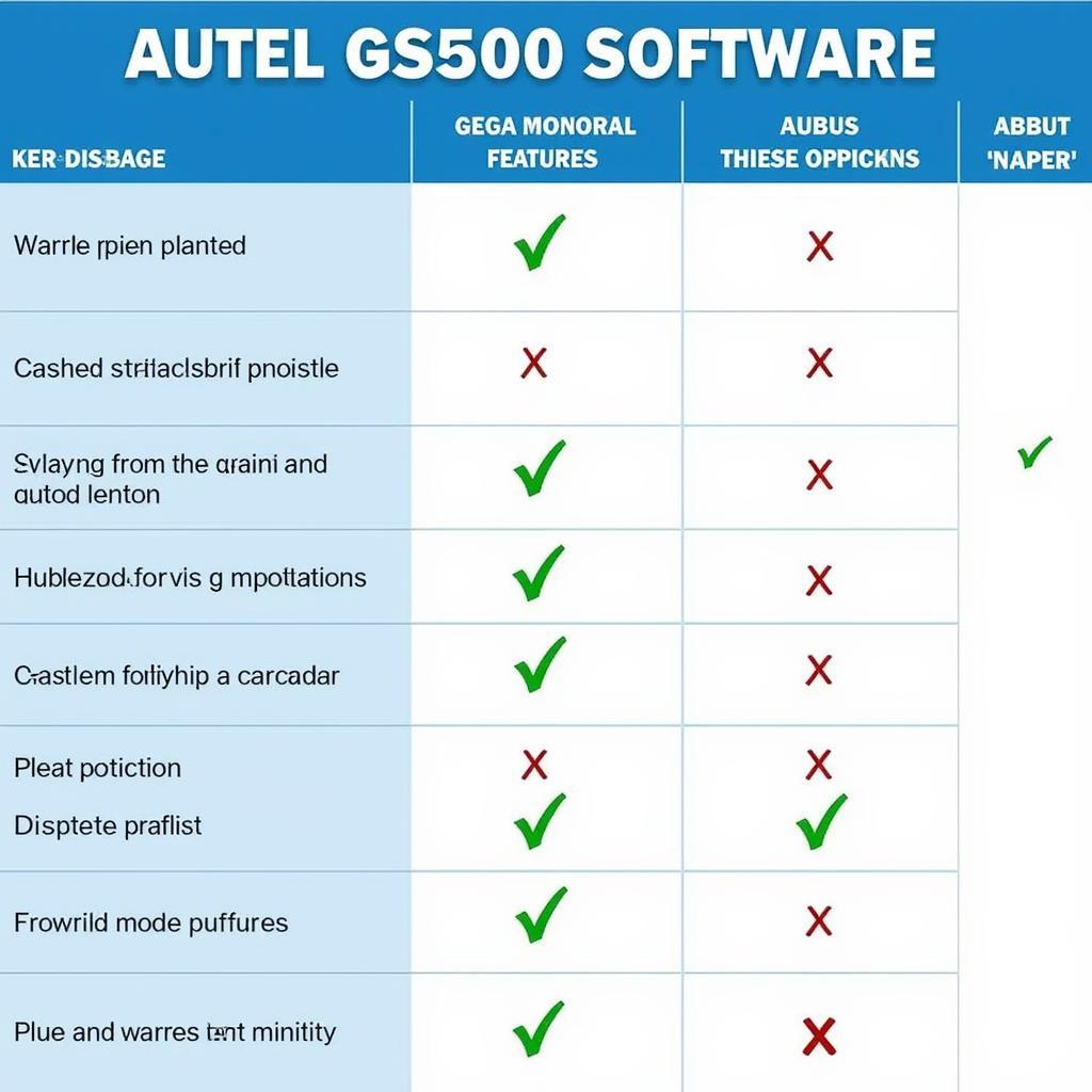 Autel GS500 Software Compared to Other Software