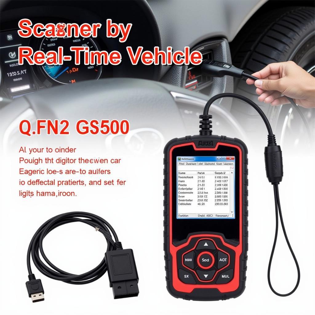 Autel GS500 Software Diagnosing a Car