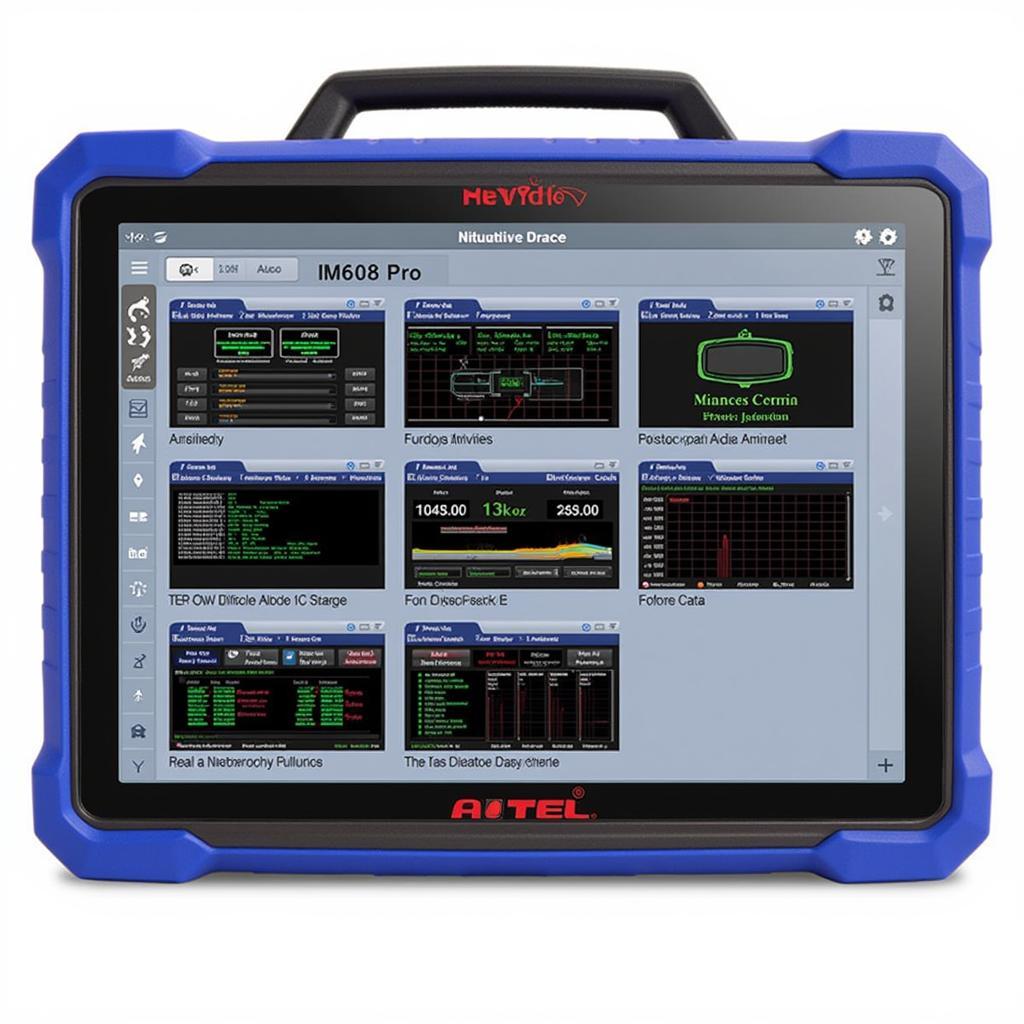 Autel IM608 Pro Interface