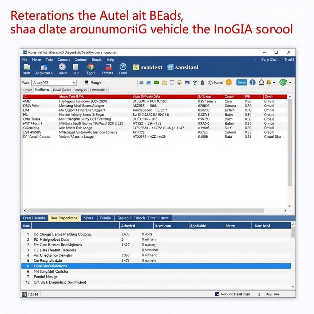 Autel J2534 Adapter Software Interface