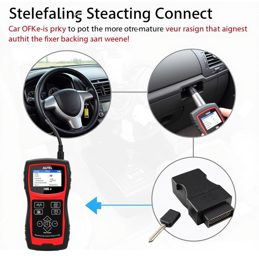 Autel Key Programming Process: OBD2 Connection