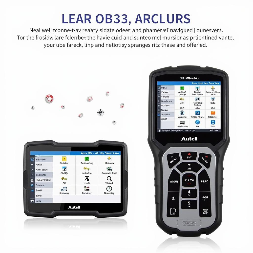 Autel L539 OBD2 Scanner User Interface