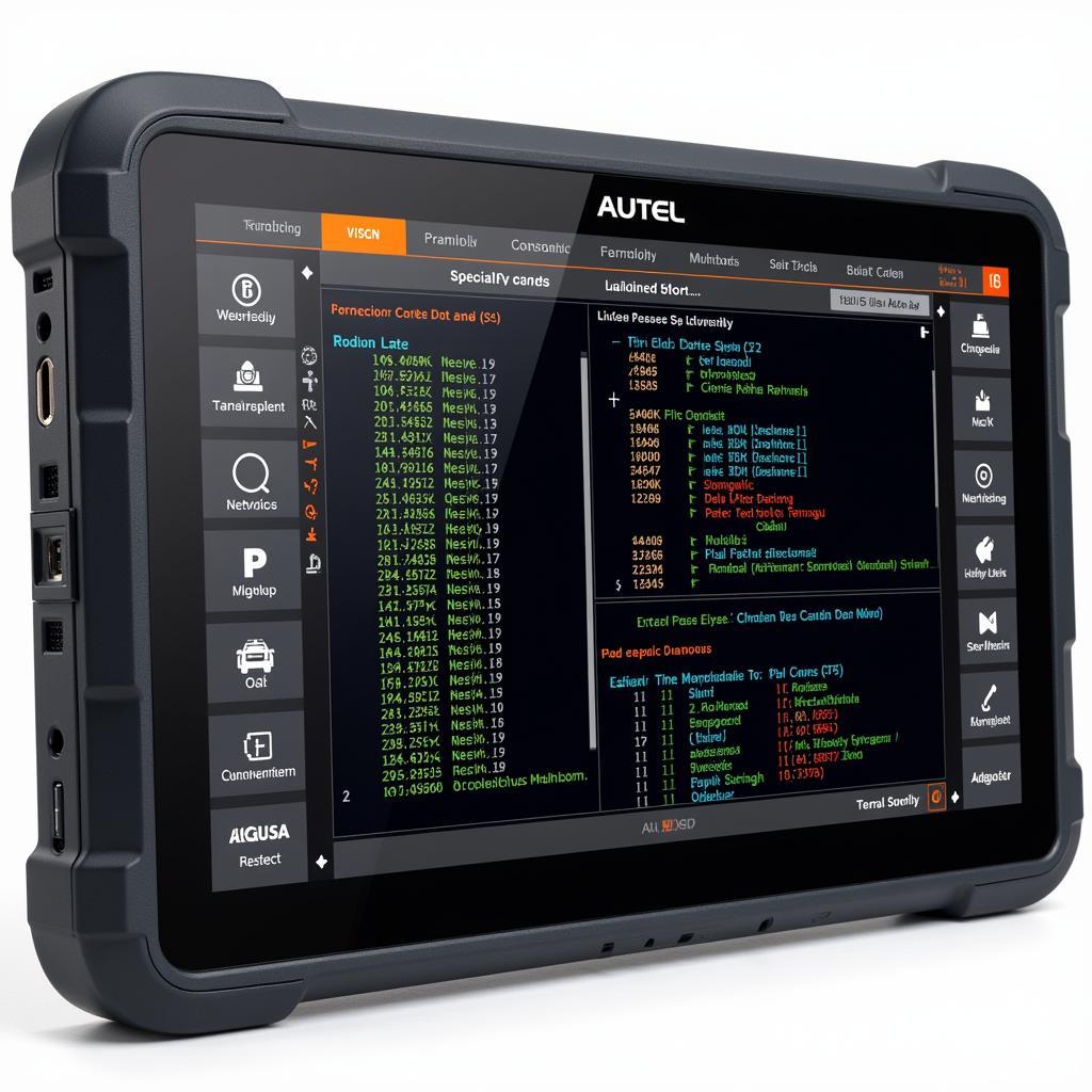 Autel Max Pro Software Interface