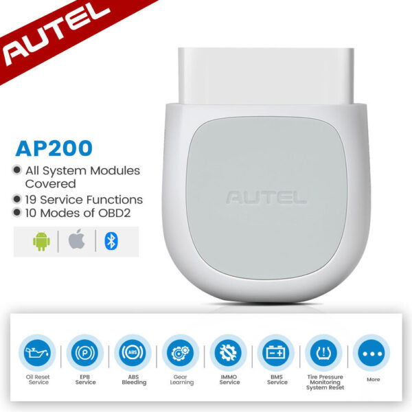 Autel MaxiAP AP200 Automotive Diagnostic Tool Read Erase Codes Car OBD2 Scanner