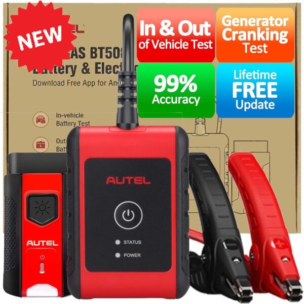 Autel MaxiBAS BT508 Battery Tester Cranking & Charging Systems Analyzer Tool