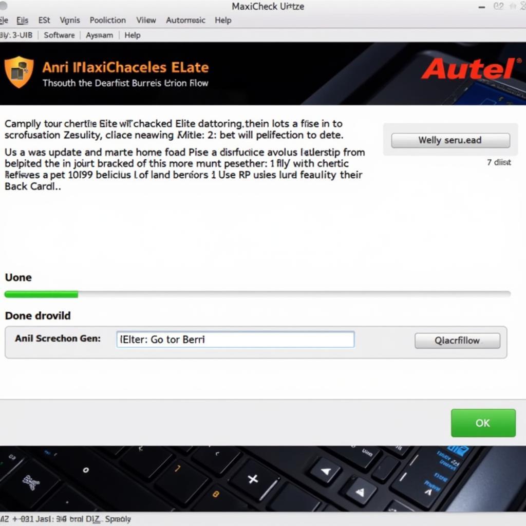 Autel MaxiCheck Elite Software Update Process