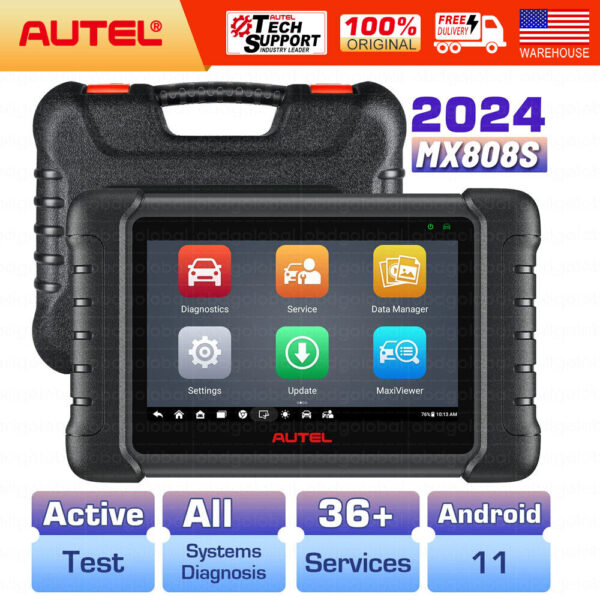 Autel MaxiCheck MX808S Full Bidirectional Diagnostic Scanner Tool Android 11