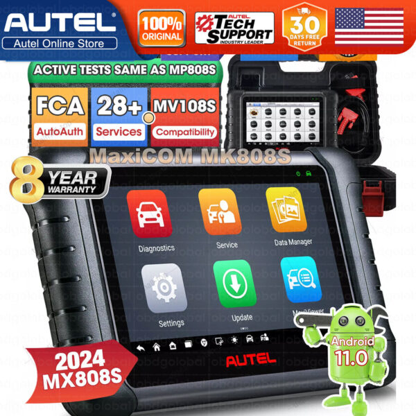 Autel MaxiCheck MX808S PRO Diagnostic Scanner OBD2 Code Reader Active Test 2024