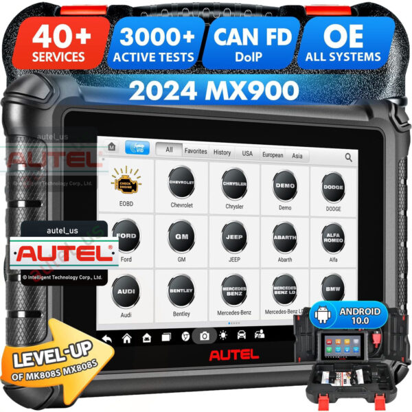 Autel MaxiCheck MX900 OBD2 Scanner, 2024 Android 11 Bidirectional Scan Tool