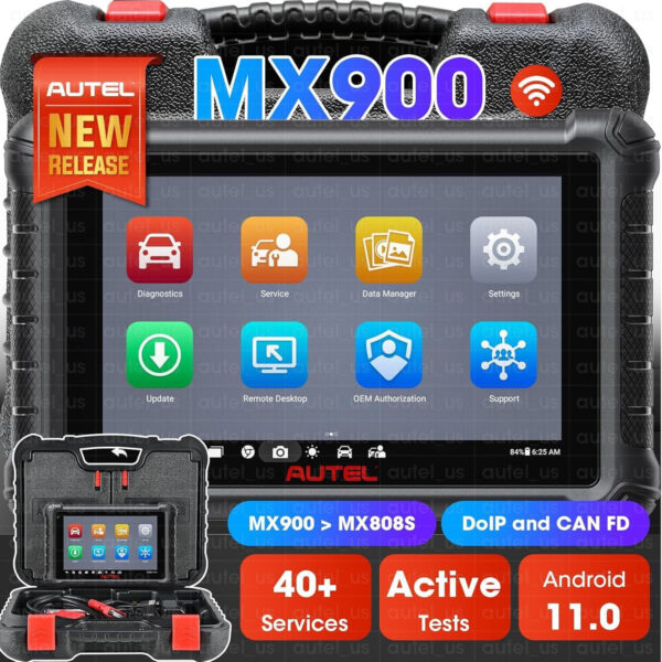 Autel MaxiCheck MX900 OBD2 Scanner 40+ Service Updated of MaxiCOM MK808BT PRO