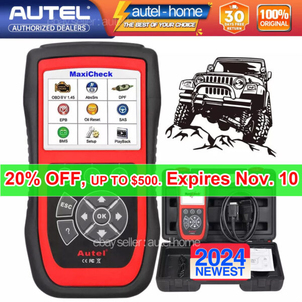 Autel MaxiCheck Pro for ABS Brake Auto Bleeding OBD2 Scan Diagnostic Tool 2024