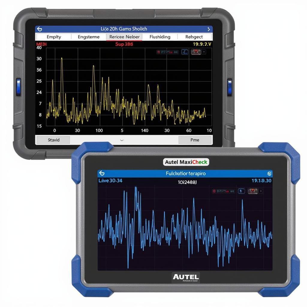 Autel MaxiCheck Pro Graphing Live Data