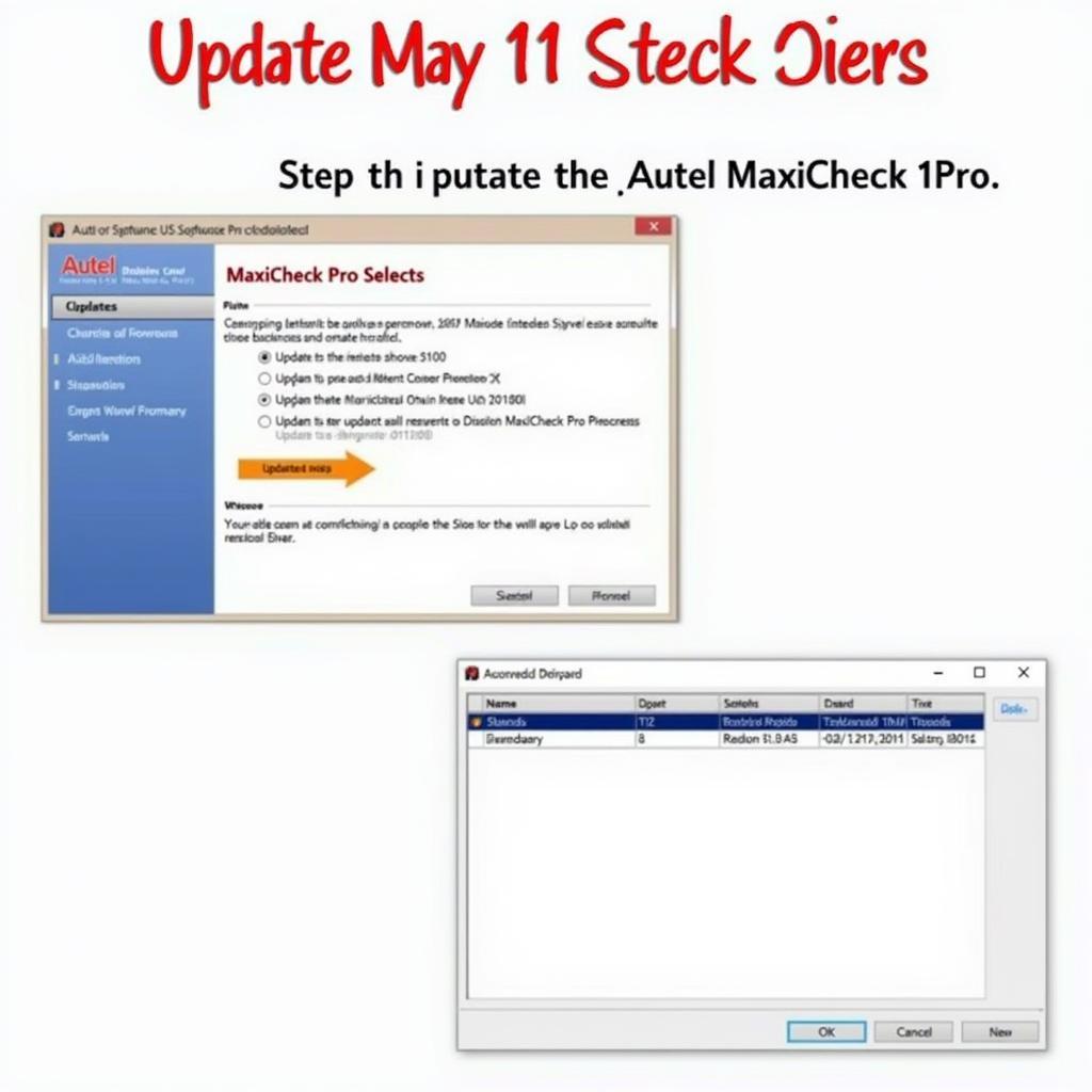 Autel MaxiCheck Pro Update Process