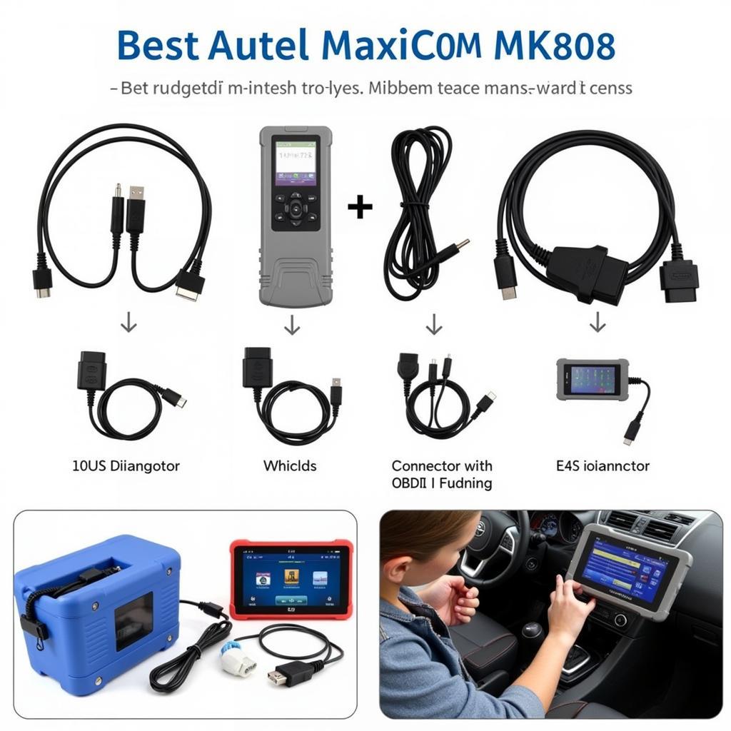 Autel MaxiCOM MK808 Diagnostic Tool Features