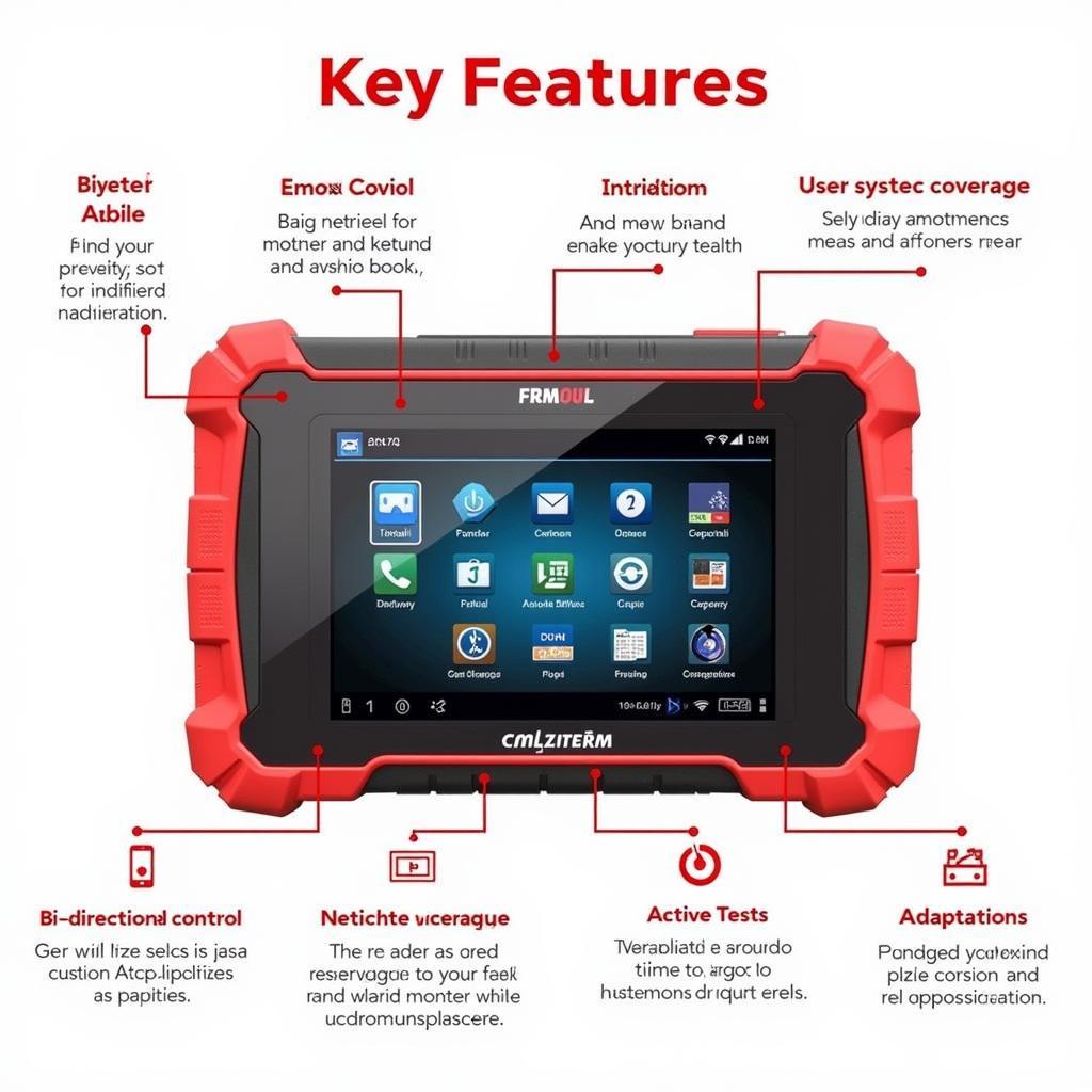 Autel MaxiCOM MK808 Key Features