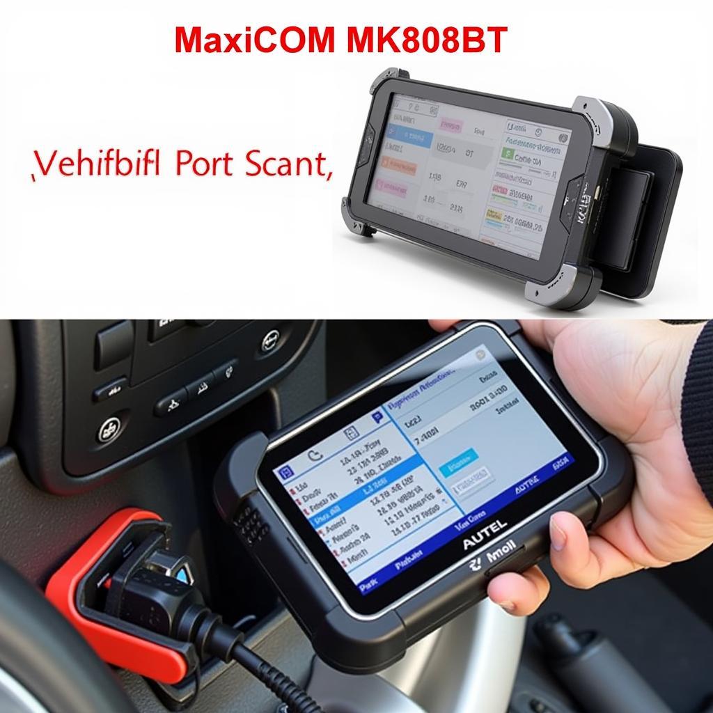 Autel MaxiCOM MK808BT Performing Diagnostics