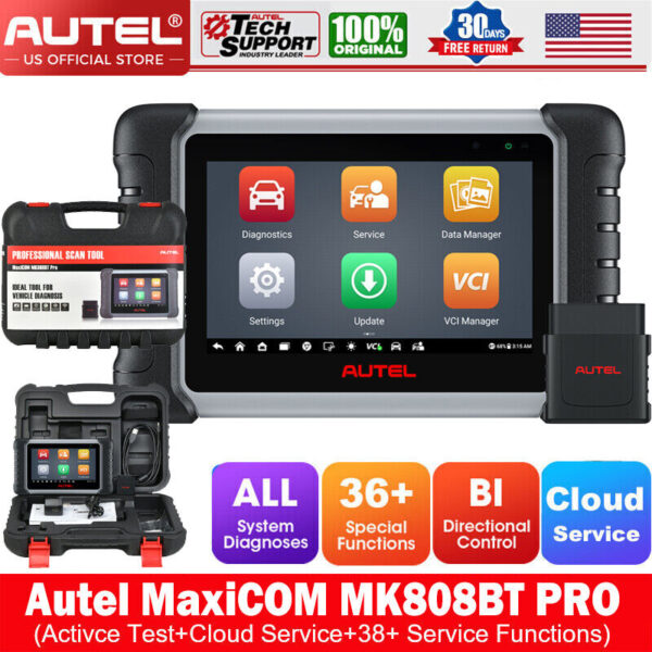 Autel MaxiCOM MK808BT PRO All System Diagnostic Tool Code Scanner Bi-directional