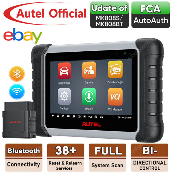 Autel MaxiCOM MK808BT PRO OE - Full system Scanner 2024 Android 11 Active test