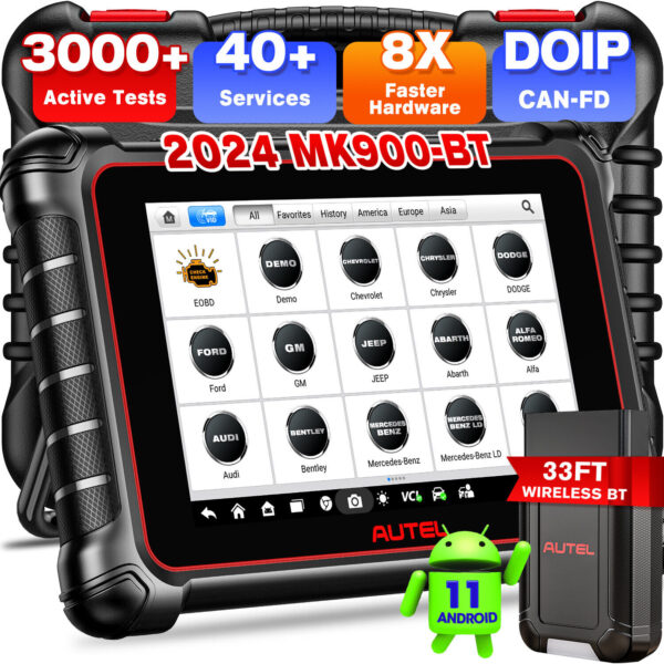 Autel MaxiCOM MK900-BT Full Diagnostic OBD2 Bi-directional Scanner Tool MK900BT