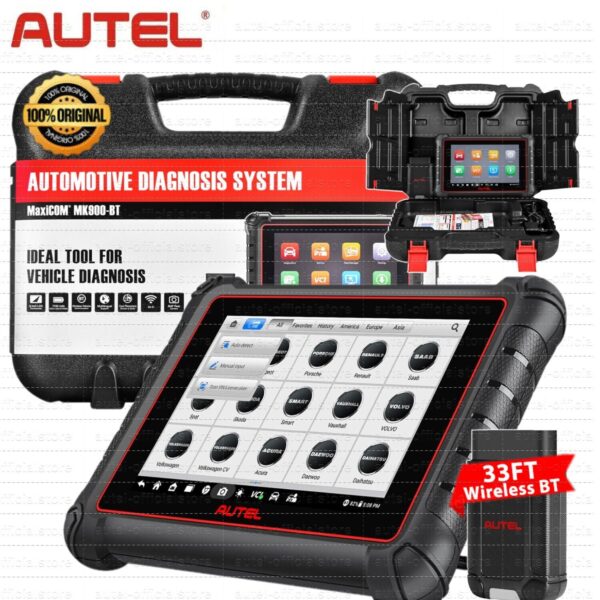 Autel MaxiCOM MK900BT 2024 New Diagnostic Bidirectional Scanner Tool Active Test