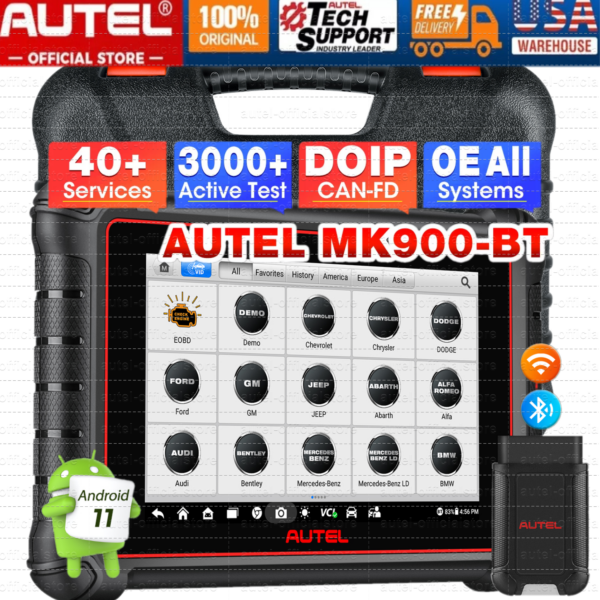 Autel MaxiCOM MK900BT Pro Diagnostic Bidirectional Scanner Tool BT version