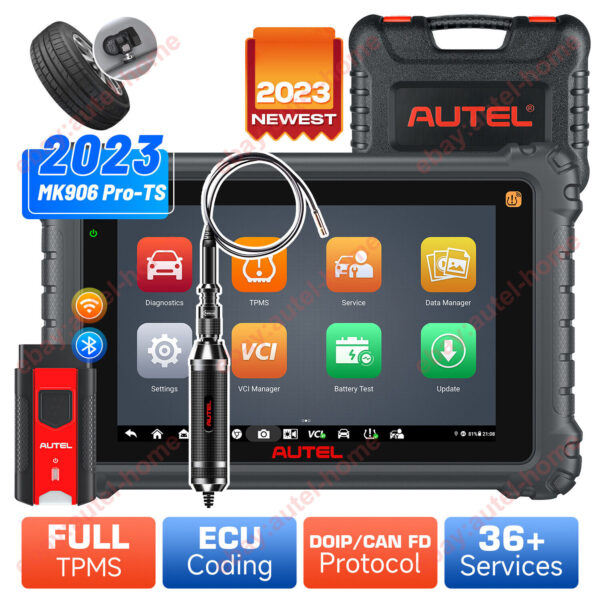 Autel MaxiCOM MK906S PRO-TS Android 10.0, 2024 Supefast Version of MK906 PRO-TS