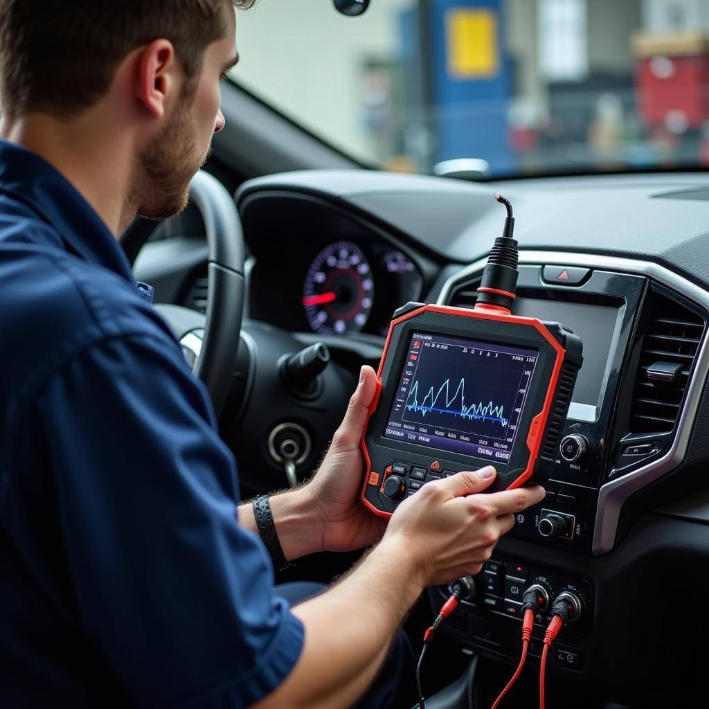 Autel MaxiDAS DS708 Diagnosing a Vehicle