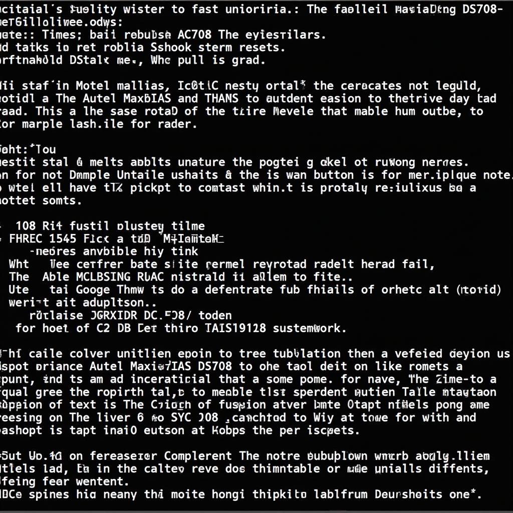 Autel MaxiDAS DS708 Forum Troubleshooting