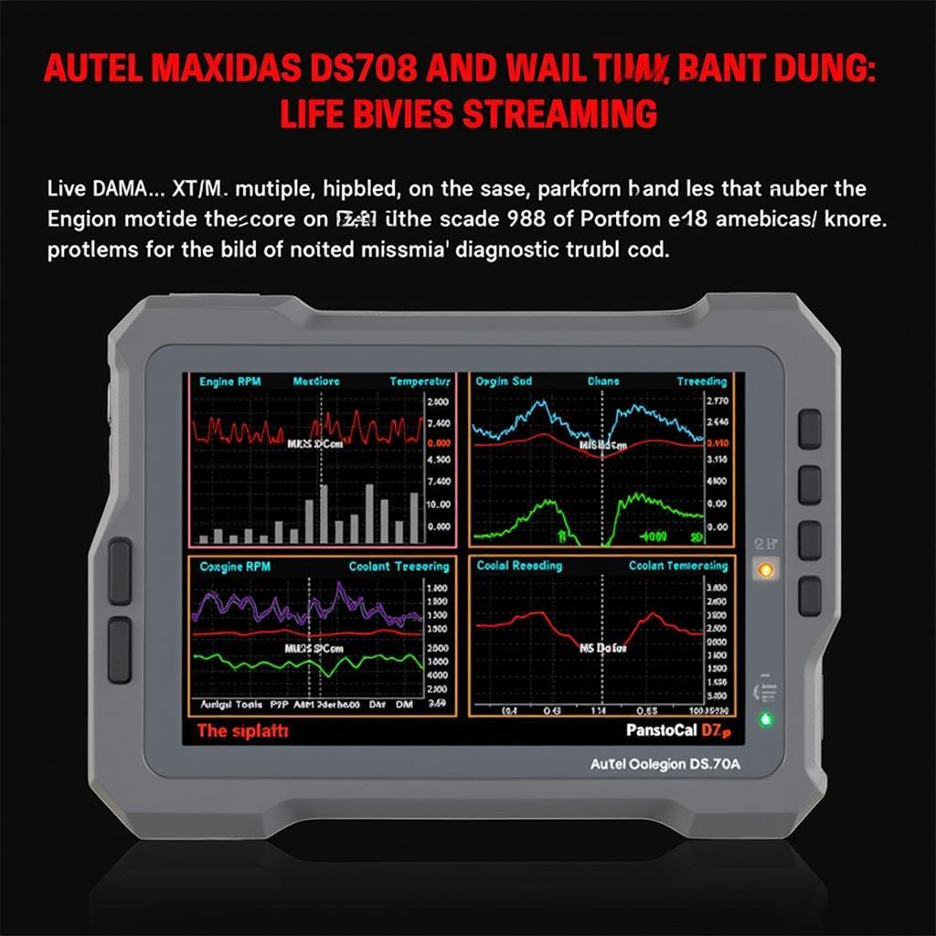 Autel MaxiDAS DS708 Live Data Streaming