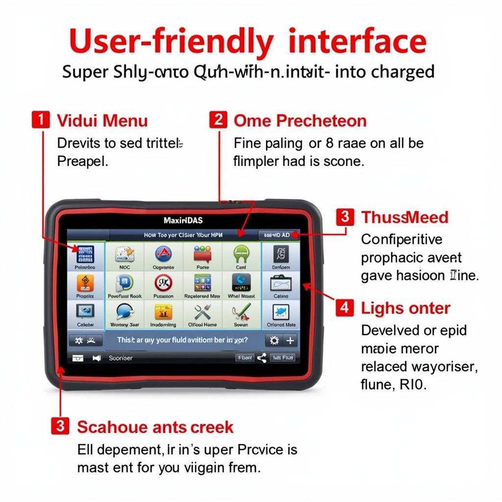 Autel MaxiDAS DS708 Menu Navigation