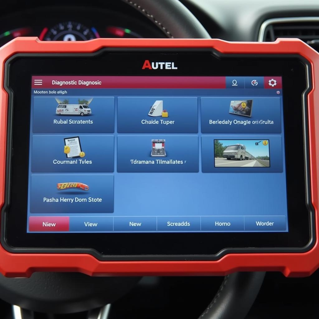 Autel MaxiDAS DS708 Software Interface