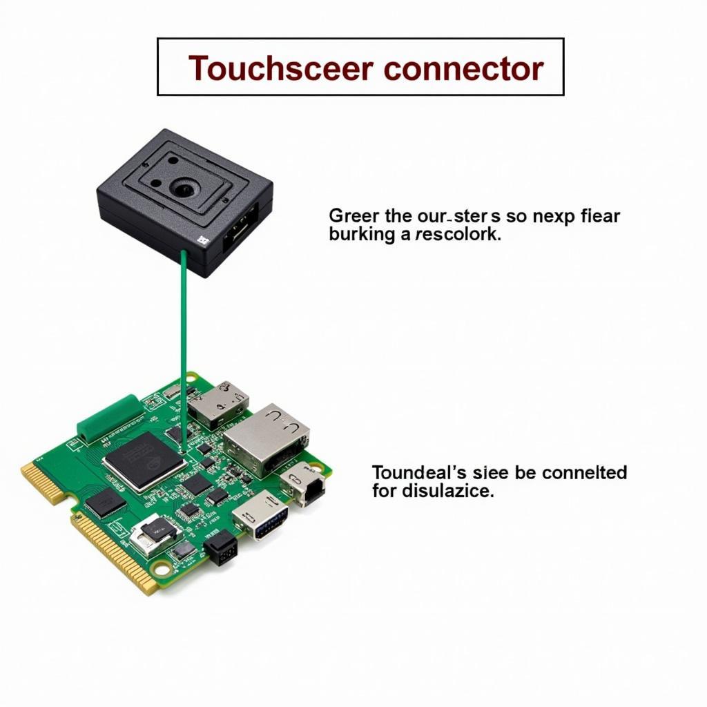 Autel MaxiDAS DS708 Touchscreen Connector