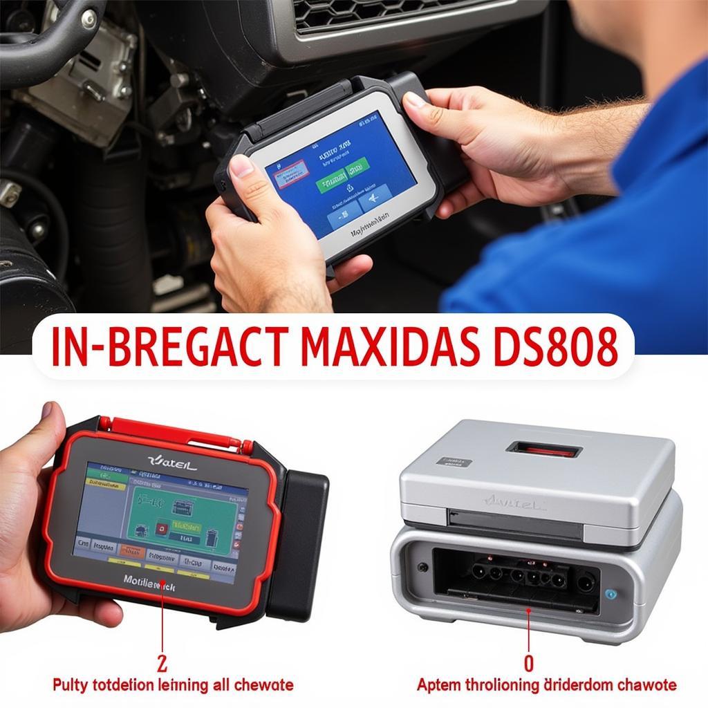 Autel MaxiDAS DS808 in Use