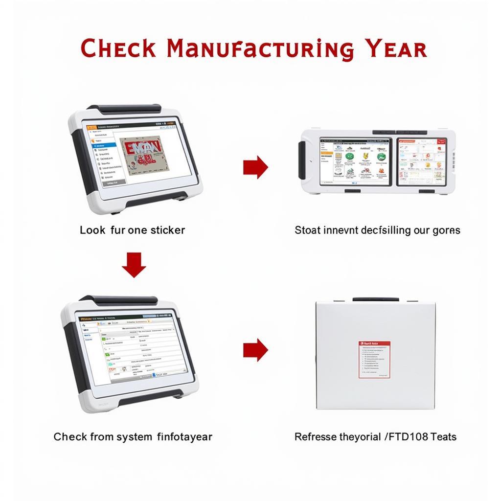 Checking the Autel MaxiDAS DS808 Year Made