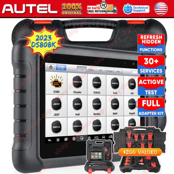 Autel MaxiDAS DS808K MaxiDAS DS808 OE-Level All System Diagnostic Scanner C0ding