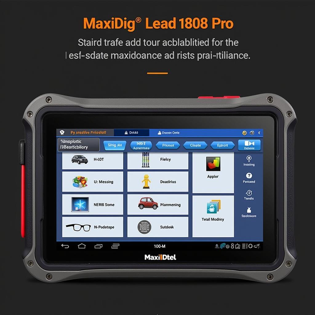 Autel MaxiDiag MD808 Pro Interface