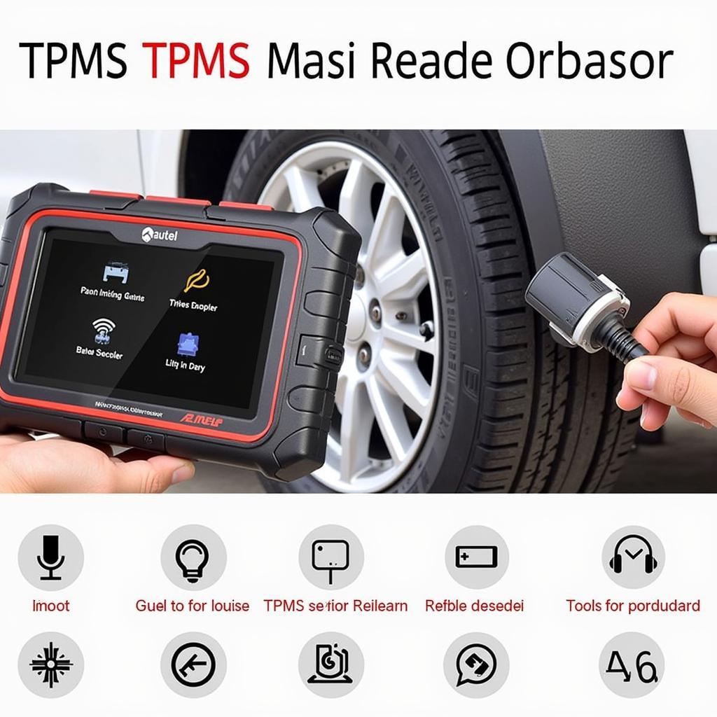 Autel MaxiDiag MD808 Pro Performing TPMS Relearn