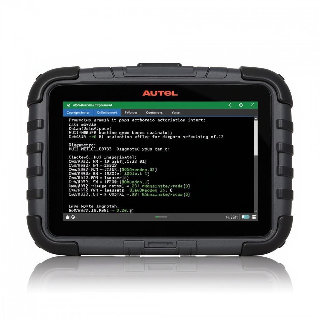 Autel MaxiIM IM508 Displaying Diagnostic Information