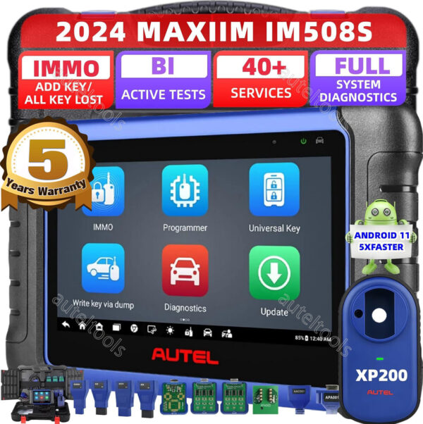 Autel MaxiIM IM508S key programmer Car Diagnostic OBD2 Scanner 11 OS 4G+64G