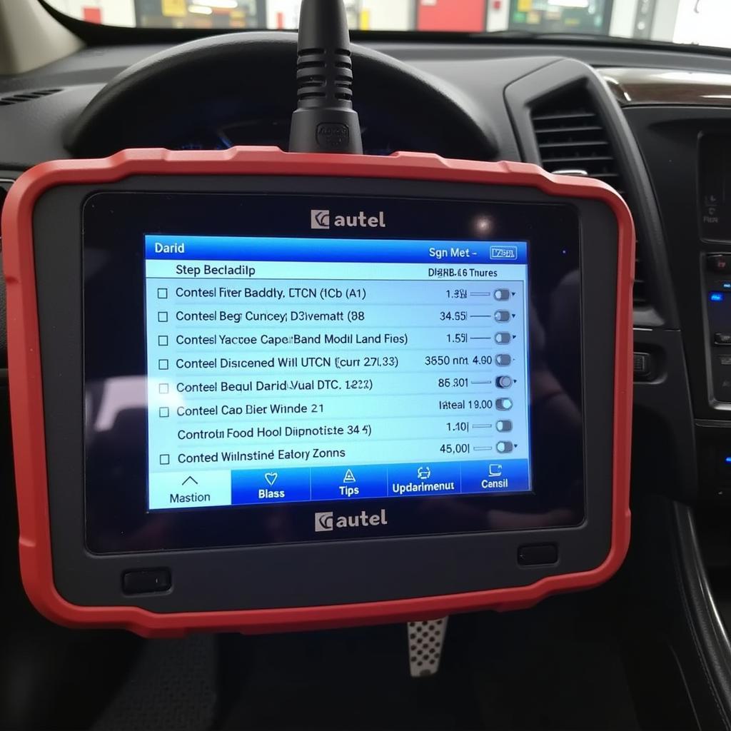 Autel MaxiIM IM608 Diagnostic Tool Interface