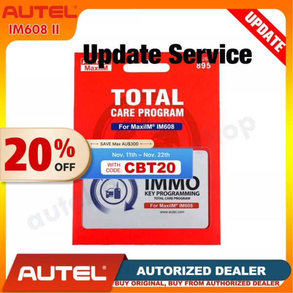 Autel MaxiIM IM608 / IM608 Pro 2 / IM600 One Year Software Update TCP Card