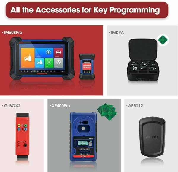 Autel MaxiIM IM608 Pro key Programming XP400 Pro IMKPA Kit G-BOX3&APB112 - Image 2