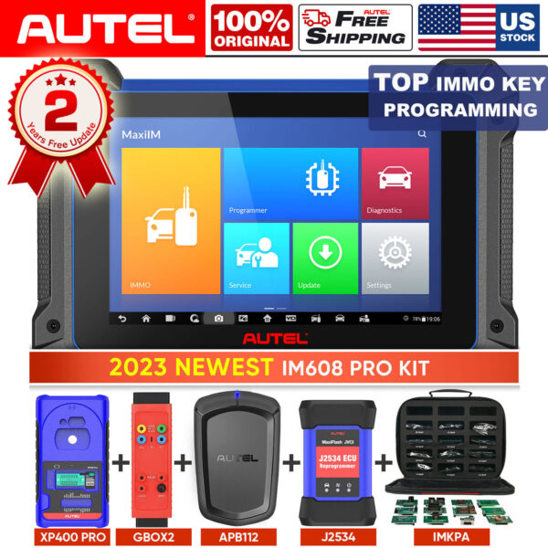 Autel MaxiIM IM608 Pro key Programming XP400 Pro IMKPA Kit G-BOX3&APB112