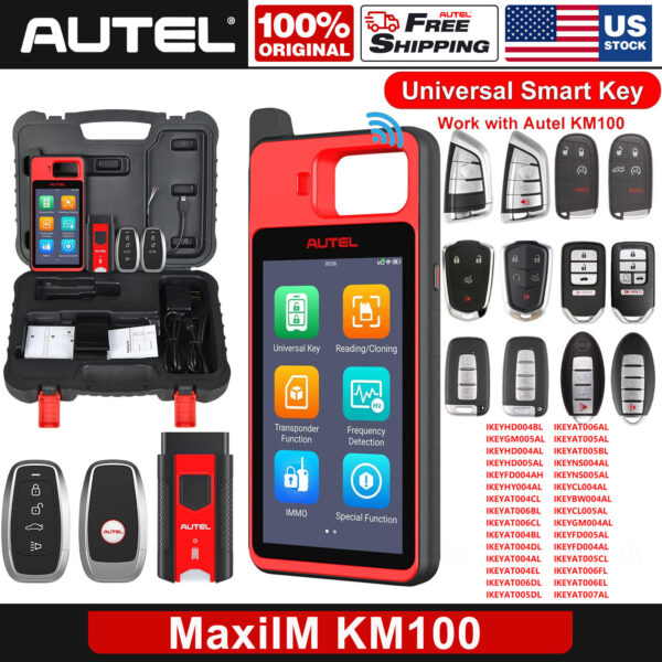 Autel MaxiIM KM100 key fob Programming Immobilizer Tool 2024 Newest Lite Ver US