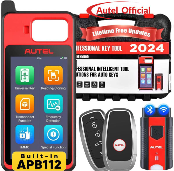 Autel MaxiIM KM100 KM100X IMMO Key Fob Programmer Immobilizer Tool Key Creation