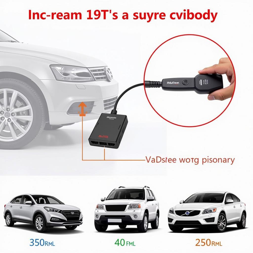 Autel MaxiLink ML619 Connected to a Vehicle's OBD-II Port